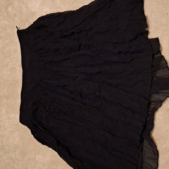 Candie's Dresses & Skirts - Lauren Ralph Lauren Navy Silk Pleated Skirt